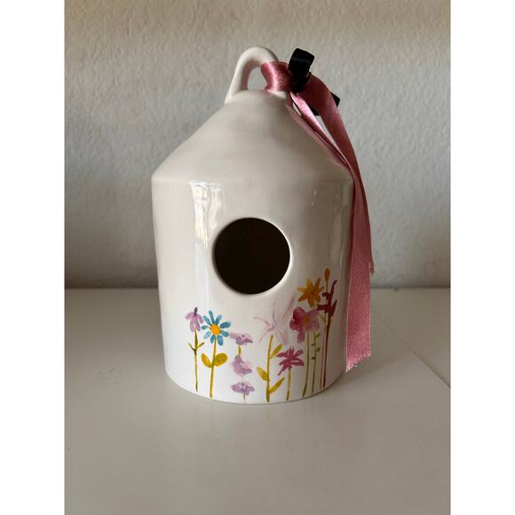 Rae Dunn Round Floral Mother's Day Birdhouse - Picture 1 of 3